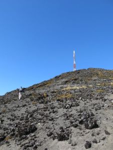Josh on the way to the summit